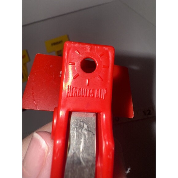 Vintage Hercules Clip Days Of The Week Chip Clips Collectible - Picture 4 of 4